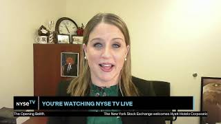 LIVE on NYSE TV  Hyatt Celebrates 15th Anniversary of Listing Plus Election Day and More [upl. by Euqinor]