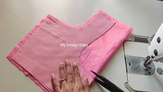 Blouse design cutting and stitching । Back neck design। Blouse Designs । [upl. by Herbert120]