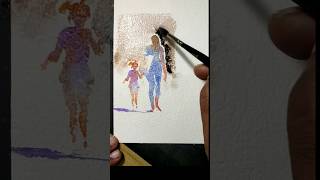 Watercolor drawingSketchyt ytshort ytshorts howtodraw drawing watercolordrawing sketch art [upl. by Silas]