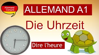 🇩🇪 Dire lheure  Allemand A1  apprendreallemand [upl. by Hilton]