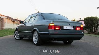 BMW E34 530i V8 on Style 65 Wheels bmw e34 5series v8 530i [upl. by Elam]