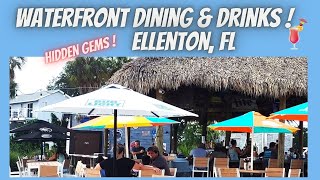 Ellenton Florida Waterfront Restaurants Woodys River Roo Whiskey Joes [upl. by Nalim]