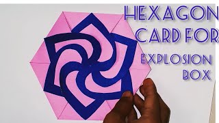 Hexagon card for explosion box [upl. by Jari]