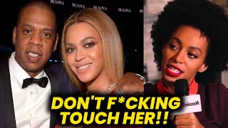 Beyoncés Sister Solange THREATENS JayZ After FORCING Beyoncé To Stay With Him [upl. by Eimrots]