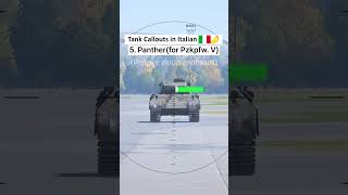 Tank Callouts in Italian🇮🇹🤌 [upl. by Norwood]