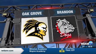 1018 Highlights Oak Grove v Brandon [upl. by Adaner965]