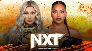 NXT  Jaida Parker Vs Izzi Dame [upl. by Munford537]