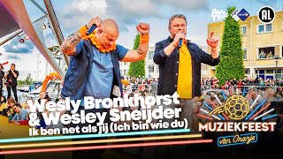 Wesly Bronkhorst amp Wesley Sneijder  Ik ben net als jij • Muziekfeest van Oranje  Sterren NL [upl. by Erdnua]