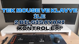 2 Bilgisayarı TEK mouse ve Klavye KULLANMA  Mouse without borders nedir [upl. by Narod]