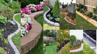 The Best Garden Landscape Edging Ideas  Lawn Edging Ideas [upl. by Hcirteid873]