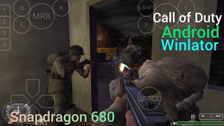 Call of Duty Winlator 80 Snapdragon 680 [upl. by Zephaniah578]