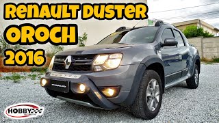 Conheça o RENAULT DUSTER OROCH DYNAMIQUE 2016  Renault Duster Oroch 20 em detalhes avaliação [upl. by Ahsenal]