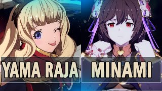 GBVSR Yama Raja Cagliostro  Vs Minami Nier  High Level Gameplay [upl. by Lasonde782]