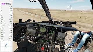 VPForce Rhino DCS Test  Kiowa Warrior [upl. by Seek]