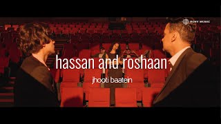 Hassan amp Roshaan  jhooti baatein Official Music Video [upl. by Acinok]