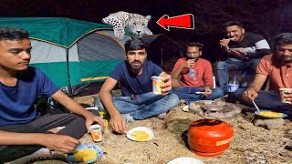 Night Camping In Dangerous Forest  आखिर तेंदुए से सामना हो ही गया 😱 [upl. by Mali]