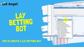 Lay betting on Betfair  Fully automated bot created on Bet Angel [upl. by Labina890]