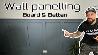 How To Install Wall Panelling  Easy DIY Guide [upl. by Ainocal414]