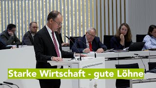 Diskussion um Wirtschaftspolitik in MV bestimmt Aktuelle Stunde im Schweriner Landtag [upl. by Natalina]