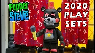 Five Nights At Freddys 2020 Mcfarlane Toys PLAYSETS  Micro Sets Exclusive Preview Toyfair [upl. by Auroora924]