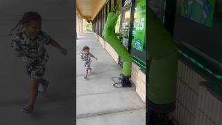 Daughter Gets Followed By Big Green Monster 😱😳 [upl. by Livvyy]