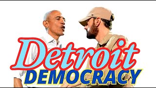 Lose Yourself Kamala Harris Tribute with Eminem at Detroit Rally  AI Cover by Obama [upl. by Eilama]