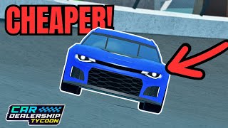 THESE CARS GOT CHEAPER SECRETLY IN Car dealership tycoon  Mird CDT [upl. by Chrystel]