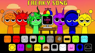 Incredibox Sprunki  Freaky Song MODCOVER [upl. by Arber132]