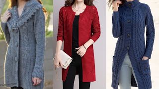 awesome top42 ladies woolan sweater collectionhandmade woolan sweater design for womenlong sweater [upl. by Airun372]