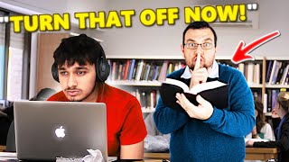 Blasting EMBARRASSING Tutorials in The Library [upl. by Llertac]