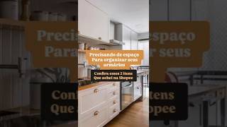 Organizador de armário de cozinhashorts cozinha cozinhapraticashopee cozinhaorganizada [upl. by Beau152]