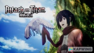 Attack On Titan Season 4 pt 3 Episode 2 End Credits Song  The Battle Of Heaven And Earth  Last Ep [upl. by Mchenry]