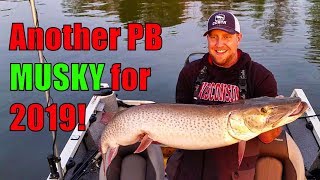 Another GIANT MUSKY  Second 52quot of 2019 in the Boat [upl. by Analrahc]