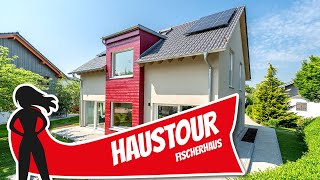 Haustour Energieautarkes Fertighaus Fischerhaus Musterhaus mit tollen Wohnideen  Hausbau Helden [upl. by Esther]