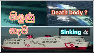 Mv st thomas aquinas ship sinkingdeath body destroyed car 😥shipsinking collusion 🛳️ [upl. by Assirram]