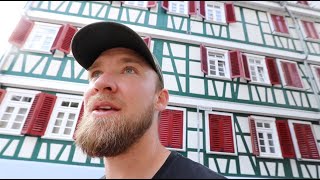 American explores Old German Town altstadt  Calw Baden Württemberg Germany Herman Hesse Stadt [upl. by Arocet]