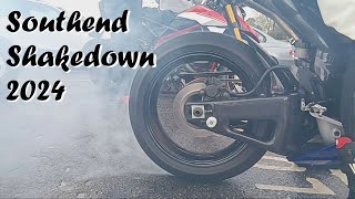 Southend Shakedown 2024 With Celebrity Bradley Walsh on CBR900RR Fireblade [upl. by Biebel]