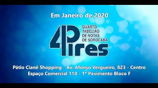 Novo Cartório Pires 2020  Pátio Cianê Shopping [upl. by Aiouqes]