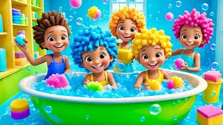 Bath Time  Nursery Rhymes  Kids Songs  Fun and Learning [upl. by Elcarim]