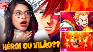 CONHECENDO BOKU NO HERO 😱 3 EM 1  Rap do Todoroki  Rap do Mirio amp Rap do Endeavor  7 Minutoz [upl. by Dlared]