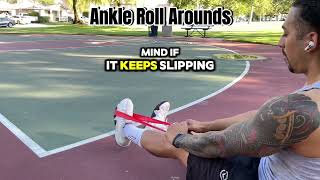 Mini Band Ankle Roll Arounds [upl. by Artinahs]