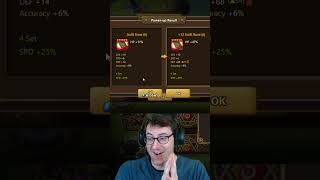 Life Changing QUAD ROLL Crafting Legendary Swift Runes  Summoners War [upl. by Nichol]