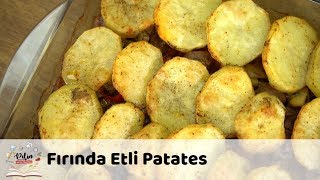 Fırında Etli Patates Tarifi [upl. by Alana284]