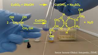 Obtaining of copperII glycerate [upl. by Air976]