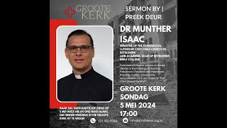 Dr Munther Isaac Erediens te Groote Kerk  5 Mei 2024 [upl. by Raveaux683]