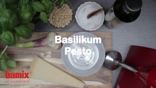 Pesto alla Genovese  Pesto selber machen [upl. by Attennek]