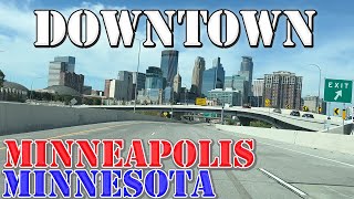 Minneapolis  Minnesota  4K Downtown Drive [upl. by Amarillas]