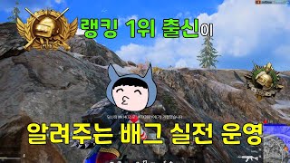 배그 랭킹 1위 출신이 알려주는 경쟁전 실전 운영 강좌 feat 부상투혼 배틀그라운드 [upl. by Shevlo]