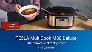 Chilli con carne  TESLA MultiCook M80 Deluxe  multifunkční elektrický hrnec [upl. by Ahsieken]