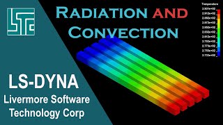 Heat Transfer Radiation and Convection in LSDYNA R11 [upl. by Kcirrad494]